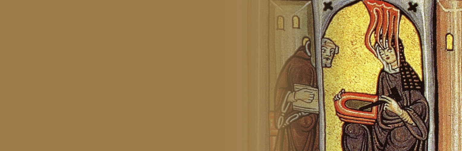 Hildegard von Bingen empfängt eine göttliche Inspiration und gibt sie weiter. Hildegard von Bingen Teaser